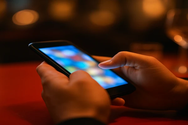 হাতে একটি স্মার্টফোন নিয়ে একজন ব্যবহারকারী ডিজিটাল প্ল্যাটফর্মটি সম্পূর্ণ স্বাচ্ছন্দ্যে ব্যবহার করছেন